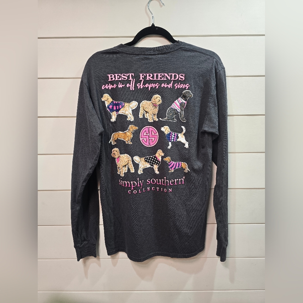 Simply Southern Best Friends Long Sleeve Shirt - Picture 4 of 7